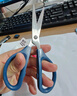 得力(deli)1办公生活家用剪刀 小剪子手工剪纸刀 办公用品 蓝色6045-ES 实拍图