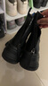 他她TATA喵爪靴2025秋冬百搭时装靴女短靴新款弹力靴 黑色 35 实拍图