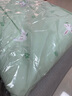 富安娜儿童被子夏凉被七孔抑菌空调被可水洗夏季被芯3斤 230x229cm绿 实拍图