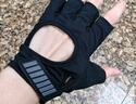Keep 健身手套男女立体掌垫版 哑铃器械护腕力量训练耐磨防滑 黑色XL 实拍图