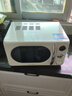格兰仕（Galanz）复古微波炉 家用小型20L迷你 奶油风百搭复古 易清洁大平板 自动菜单 700瓦省电KAW0-SF2 实拍图