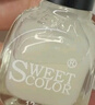 Sweet Color透明指甲油免烤持久快干无色亮油护甲亮甲油白色健康护甲美甲修复 实拍图