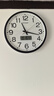 康巴丝（Compas）挂钟客厅石英钟表挂墙2024年新款时钟 3441A 日历款黑色 46cm 实拍图