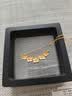 周六福黄金项链女桃花足金生日礼物计价A0611667 约4.57g 40+5cm  实拍图