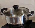 爱仕达（ASD）汤锅304不锈钢蒸汤锅 炖煮锅复底小汤锅22CM燃气电磁炉通用奶锅B1 实拍图