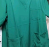 瀚会纯棉洗手衣女衣服刷手服长袖男医生洗手服口腔手术工作服短袖牙科 男款绿色短袖【京仓发】 XL （女145斤内，男185斤内） 实拍图