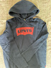 Levi's【特价来袭】李维斯情侣同款经典宽松休闲logo套头连帽卫衣 藏蓝色 19622-0007 S 实拍图