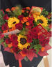 冉子花坊鲜花速递同城配送向日葵混搭抱抱桶玫瑰送女友爱人生日礼物真鲜花 热情似火 实拍图