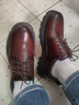骆驼休闲皮鞋舒软真皮复古增高正装男士婚鞋 P14A201635 棕色 40 实拍图