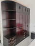 百裕达新中式紫金檀实木衣柜家具衣柜床全套一整套家用卧室衣厨 四门136.5cm衣柜  免费送装 实拍图