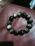 芯奢银曜石手串男士佛珠手链男潮流黑曜石12mm手链女生日礼物送男友 12MM+精美礼盒 实拍图