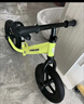 酷骑（COOGHI）儿童平衡车1-6岁滑行宝宝婴儿学步车酷奇小童超轻入门款S2 【实心轮】 12寸 -酷骑绿 实拍图