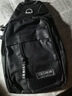【京东物流】运动便携男女胸包单肩斜挎骑行健身训练瑜伽帆布包 黑色-双层 实拍图