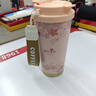 富光拾喜（FUGURNG BESTJOY）保温杯咖啡杯男女士陶瓷内胆随行杯学生吸管水杯子 粉樱花520ml 实拍图