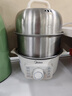 美的（Midea）【政府补贴】煮蛋器蒸蛋器双层家用自动断电神器防干烧不锈钢便携式家用煮蛋器MZ-ZDE16D82 实拍图
