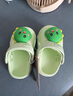 牧童儿童拖鞋夏男宝宝洞洞鞋软底女童卡通洗澡婴幼儿家居鞋奶龙绿140 实拍图