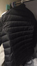 京东京造【air+零压羽绒】轻薄羽绒服男外套冬立领白鸭绒 曜石黑L 实拍图