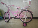 鑫旺彤自行车儿童3-6-10岁单车男女童轻便脚踏车辅助轮5岁女孩车公主车 粉色【加宽加大坦克轮】 18寸 适合身高115-130cm 实拍图
