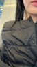 无印良品（MUJI）女式 轻量羽绒便携式 背心 马甲马夹女款冬季内胆保暖女装 黑色 XL (165/92A) 实拍图