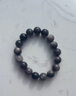 蔓笙手串男盘玩黑曜石手链男士潮流时尚简约学生手环百搭男生手把件 10mm 实拍图