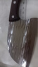 赊刀人平替家用锻打切片刀厨房切菜切肉刀锋利耐用鱼头刀女士刀具 【活动专享】条纹切片刀 实拍图