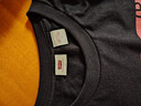 Levi's李维斯情侣美式宽松印花时尚简约舒适潮流纯棉圆领短袖T恤 黑色 002A0-0001 M 实拍图