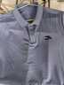 安踏冰丝速干polo衫短袖男t恤2026年夏季款休闲运动男士薄款健身服 8113-5蔚空蓝【冰丝速干】 L (175) 适合120-140斤 实拍图