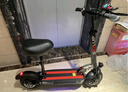 希洛普（SEALUP） 锂电池电动滑板车 便携可折叠电动车 代驾两轮代步车迷你电动车 36V黑/朝阳真空胎/3C金宇星/30-40km 实拍图