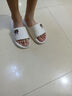 稻草人拖鞋男女居家用秋冬洗澡厚底浴室内外穿情侣防滑静音凉拖 白40-41 实拍图