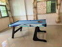 大雄（DAXIONG）儿童木制黑8桌球台 小型美式英式台球桌 儿童桌球玩具可折叠 超特大号蓝色折叠款1.8m 实拍图