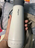 东菱（Donlim）便携烧水壶电热水杯家用旅行烧水杯小型冲奶防烫办公室保温杯 DL-B1棉云白 实拍图
