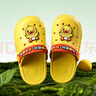 B.Duck小黄鸭童鞋儿童花园鞋男童宝宝洞洞鞋女童舒适软底拖鞋5966黄色32 实拍图
