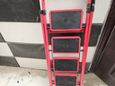 忆琳居梯子家用安全人字梯折叠梯伸缩多功能楼梯便捷扶梯加厚红色四步 实拍图