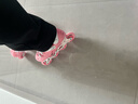 乐秀（ROADSHOW）轮滑鞋儿童溜冰滑冰鞋可调男女童专业轮滑鞋6-12岁初学RX1S滑轮鞋 【锁轮款】粉色单鞋送礼包 M 中码(32-35适合4-7岁) 实拍图