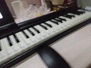 特伦斯电子琴88键折叠琴成人儿童初学电钢键盘教学乐器V10家用便携钢琴 典雅黑+原装琴包 实拍图