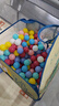 可折叠宝宝海洋球池儿童游戏池婴儿童彩色球小投手球池魔法球池 实拍图
