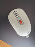 联想（Lenovo）无线蓝牙双模鼠标  便携办公鼠标 人体工程学设计 适用台式机一体机笔记本平板Howard白色 实拍图