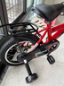 奥仕龙 儿童自行车3-4-5-6-7-8岁小孩单车宝宝脚踏单车男女孩小学生童车 【升级款红】旗舰版+加宽闪光轮 14寸 适合90-110cm 实拍图
