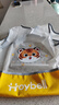 好伊贝（HOY BELL）宝宝围兜辅食吃饭兜儿童罩衣防水反穿衣婴儿围嘴口水兜巾网眼黄色 实拍图