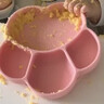COOKSS 宝宝餐盘硅胶婴儿学吃饭分格儿童餐具辅食碗餐盘防摔带吸盘 实拍图