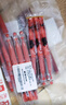 百乐（PILOT）P500红色中性笔水笔0.5直液式走珠笔签字笔学生文具套装办公用品刷题笔高颜值考试笔 5支装 实拍图