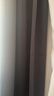 京东京造高精密灰色窗帘 遮光窗帘布卧室客厅遮阳帘挂钩式 宽1.5*高2米 实拍图
