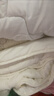 富安娜 舒润七孔抗菌 纤维被 纯棉面料 冬被 7斤 203*229cm 白色 实拍图