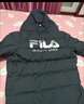 斐乐（FILA） 羽绒服男装冬季保暖连帽运动休闲长袖加厚外套开衫男装上衣 正黑色-BK XL 180/100A 实拍图