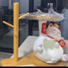 TaTanice招财猫摆件钥匙收纳玄关客厅创意家居新年装饰品乔迁之喜搬家礼物 大肚招财猫+收纳架 实拍图