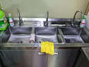 烘焙精灵304厨房不锈钢一体式水槽柜水池橱柜双槽简易台盆商用 50*50*80单池-【如图三加厚款】 实拍图