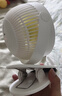 几素风宝usb小风扇夹子型桌面风扇办公室充电风扇台式学生宿舍睡眠夹扇婴儿车风扇轻音露营户外小电扇 【白-4000毫安】720度旋转+柔风 实拍图