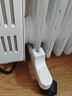 美的（Midea）【金缕衣】取暖器家用/电暖器/电暖气/加湿烘衣/13片全屋大面积取暖器/电热油汀取暖器NY2213-18GW 实拍图