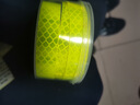 3M反光车贴条电动车自行车摩托车身警示贴纸划痕遮挡夜间警示标识 荧光黄绿色 宽1.5厘米*1米长 实拍图