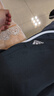 阿迪达斯（adidas）运动裤男秋季防风休闲卫裤健身跑步运动裤 黑白收腿裤 XL 实拍图